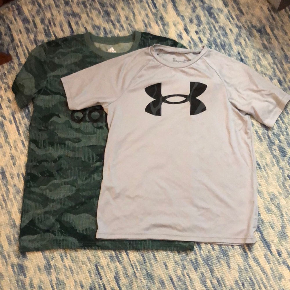 Adidas/Under Armour sport shirt bundle size L NWOTS